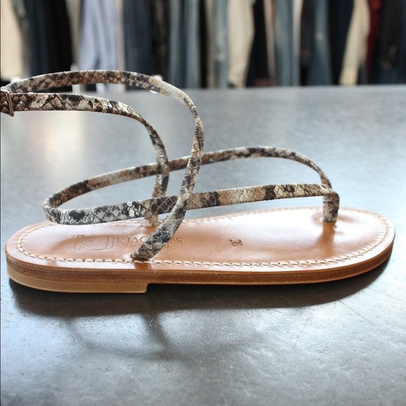 K. Jacques St. Tropez Delta Leather Sandal - Picture 2 of 4
